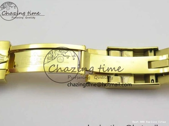 AAA Replica Watches and Daytona Noob YG Bracelet BestValue 904L SA Black Crystal Case Dial YG Best 1:1 2630 116508 Edition 0109